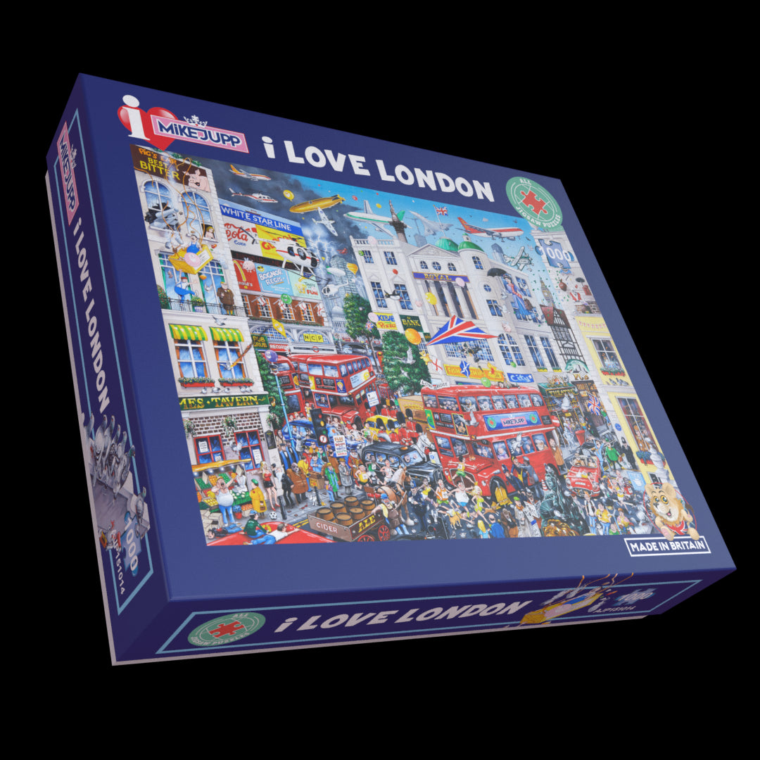 Mike Jupp I Love London 1000 Piece Jigsaw Puzzle All Jigsaw Puzzles