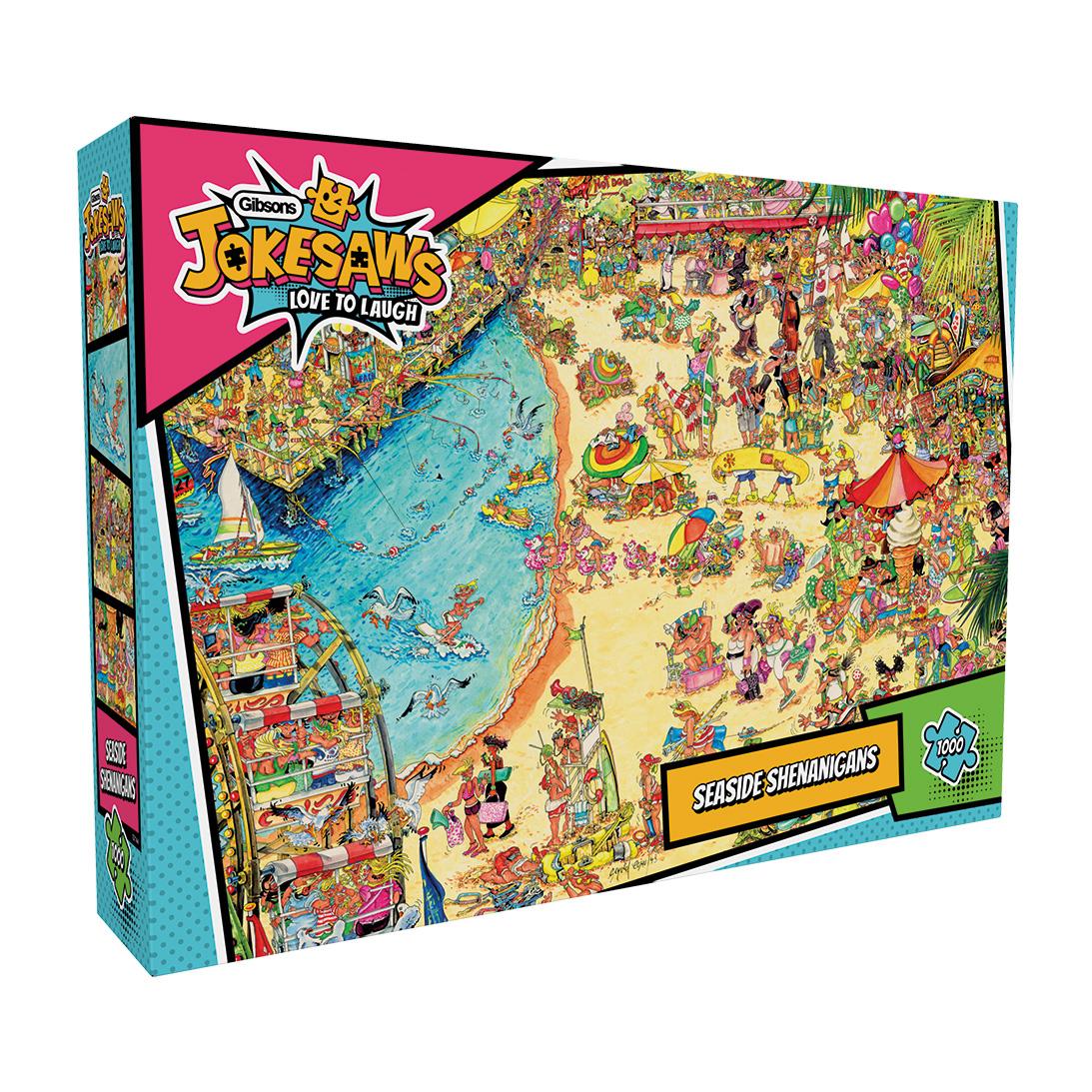Seaside Shenanigans 1000 Piece Jigsaw Puzzle – AJP UK