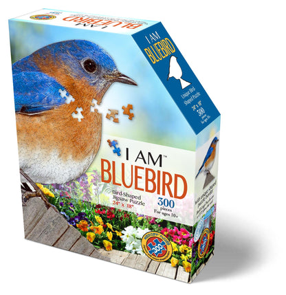 I am Bluebird 300 Piece Shaped Jigsaw Puzzle