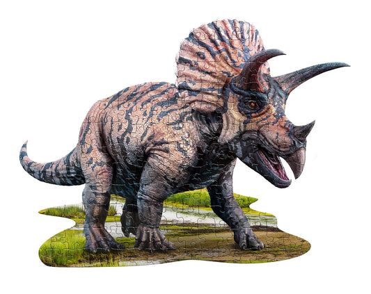 I am Triceratops 100 Piece Shaped  Jigsaw Puzzle