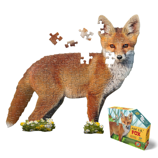 I am Fox 100 Piece Shaped Jigsaw Puzzle
