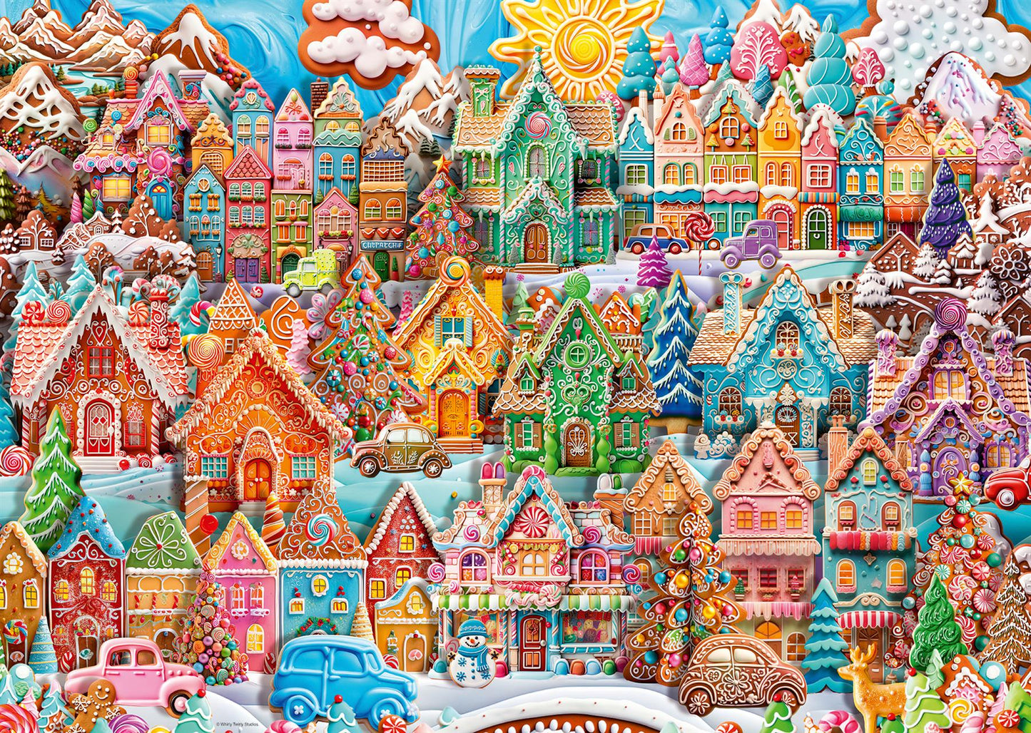 Christmas Cookie Village 1000 Piece Jigsaw Puzzle