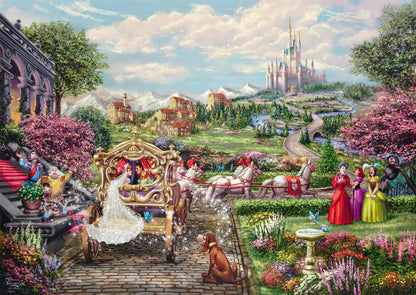 Thomas Kinkade: Disney Cinderella - Happily Ever After 1000 Piece Jigsaw Puzzle