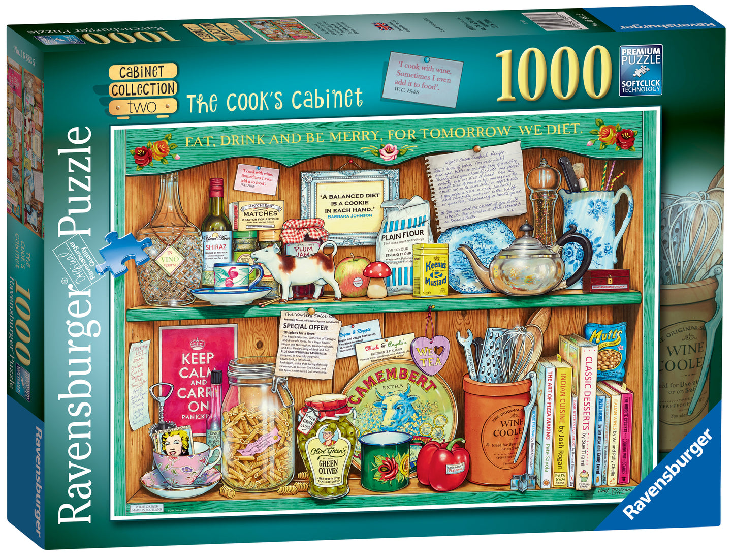 The Cook's Cabinet No2 1000 Piece Jigsaw Puzzle