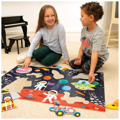 Space 30 Piece Shaped Giant Floor Puzzle