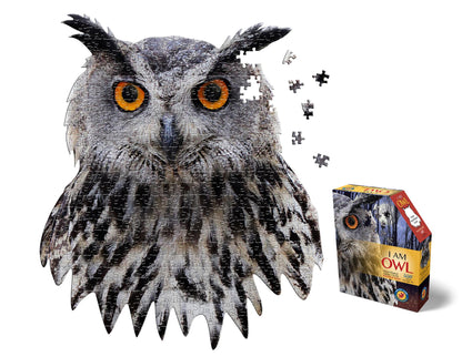 I am Owl 550 Piece Shaped Jigsaw Puzzle