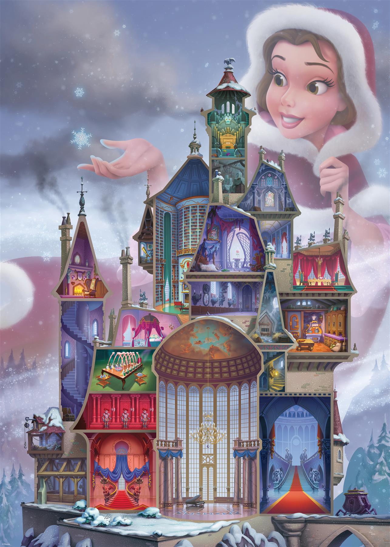 Disney Belle Castle 1000 Piece Jigsaw Puzzle