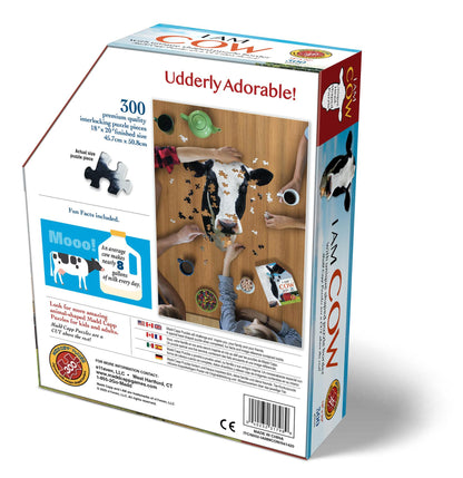 I am Cow 300 Piece Shaped Jigsaw Puzzle