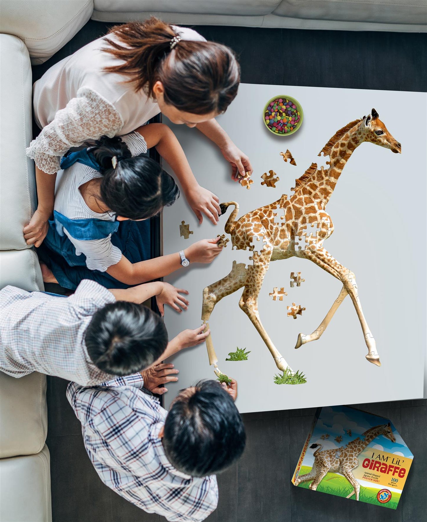 I am Giraffe 100 Piece Shaped  Jigsaw Puzzle