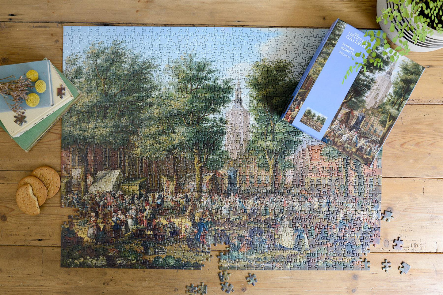 The Grote Markt at The Hague - National Gallery 1000 Piece Jigsaw Puzzle