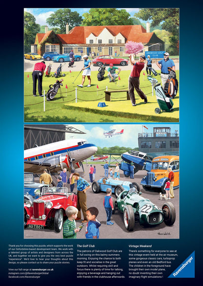 Happy Days No.7 Favourite Past times 4 x 500 Piece Jigsaw Puzzle