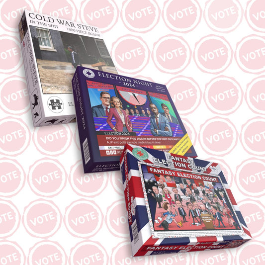 Election Extravaganza  3 x Jigsaw Puzzle Bundle Set