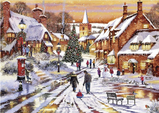 Village Lights 1000 Piece Jigsaw Puzzle