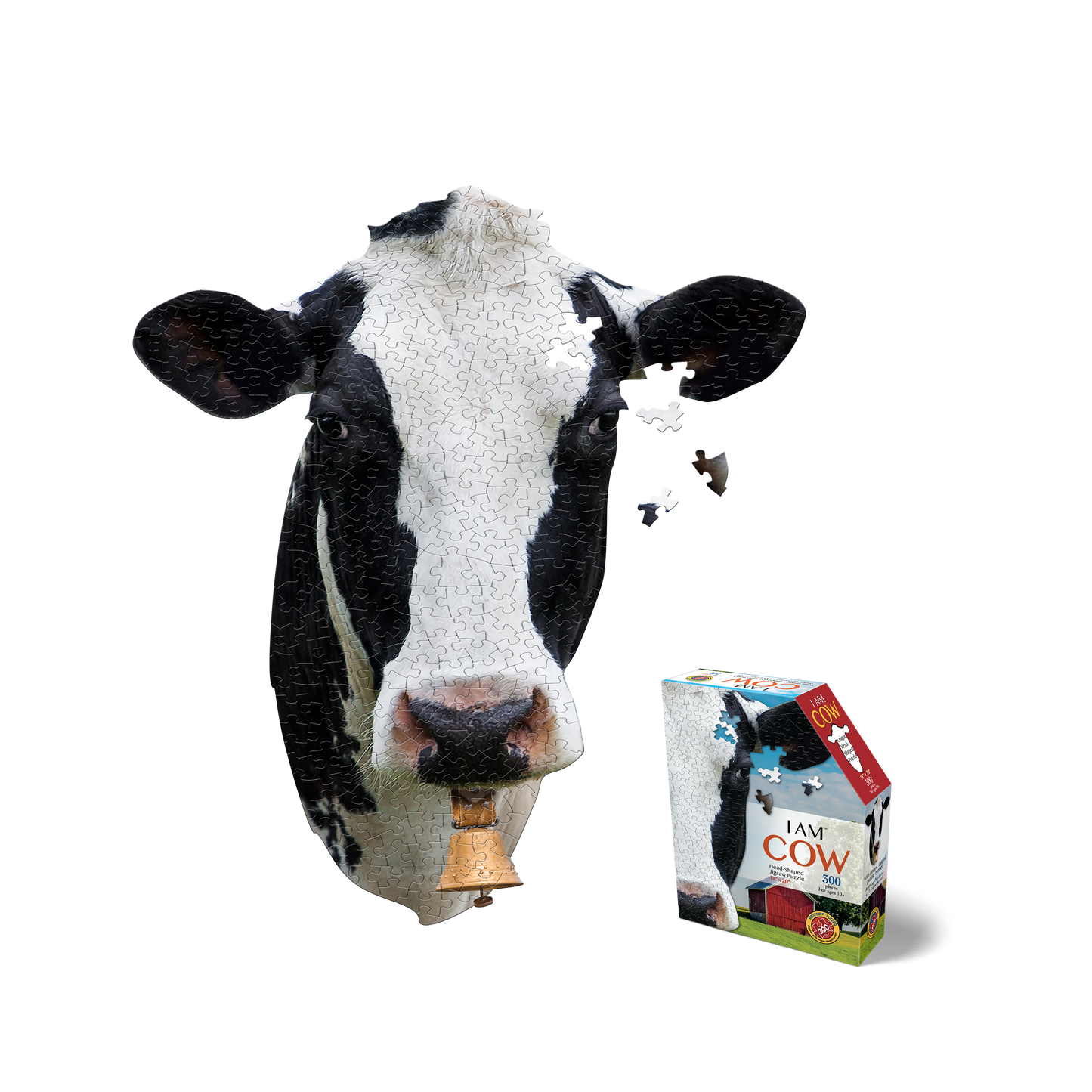 I am Cow 300 Piece Shaped Jigsaw Puzzle