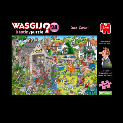 Wasgij Destiny 28 Dad Cave 1000 Piece Jigsaw Puzzle