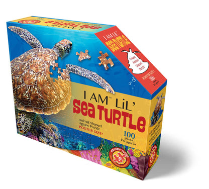 I am Turtle 100 Piece Shaped Jigsaw Puzzle