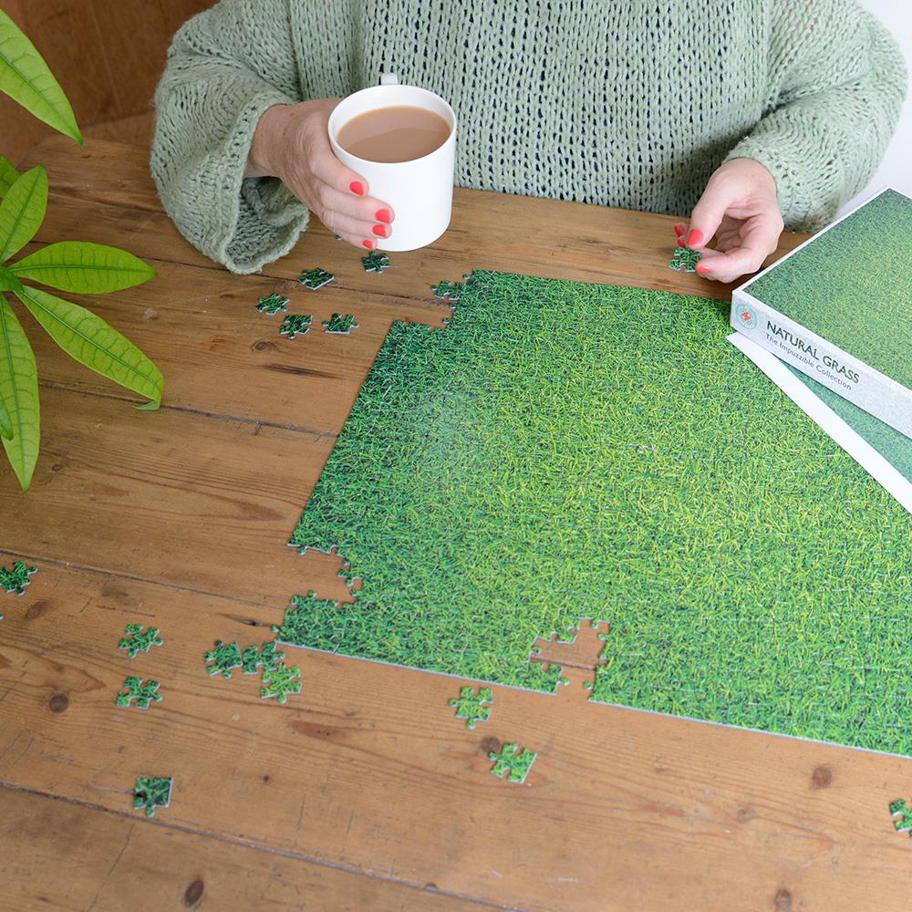 Natural Grass Impuzzible 500 Piece Jigsaw Puzzle