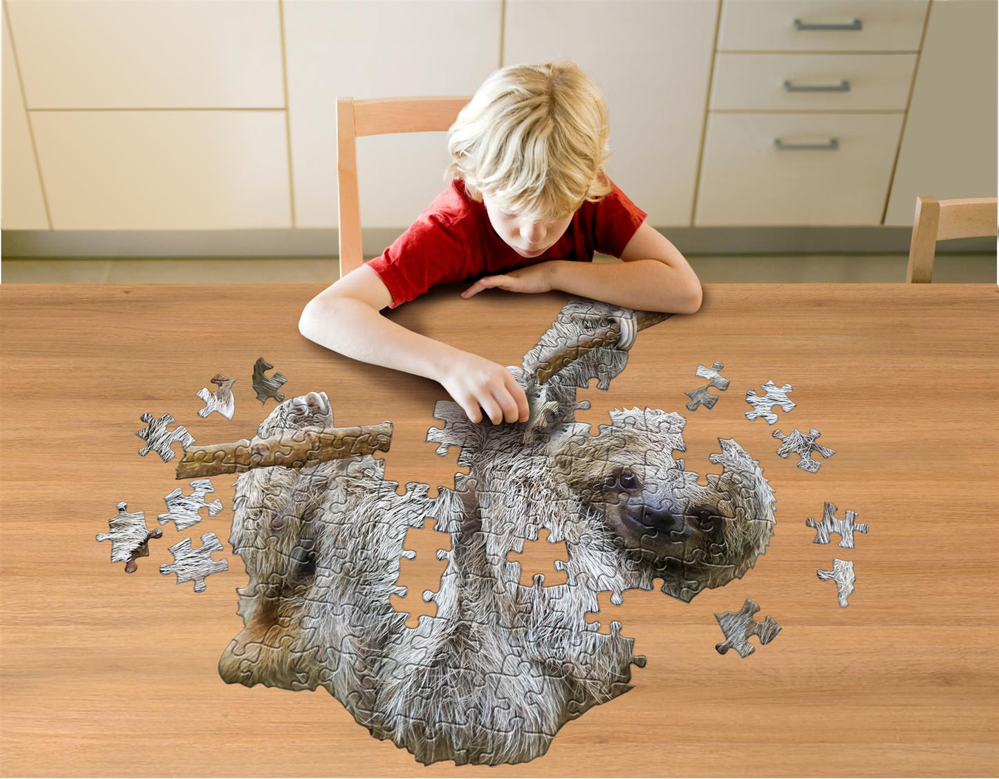 I am Sloth 100 Piece Shaped Jigsaw Puzzle