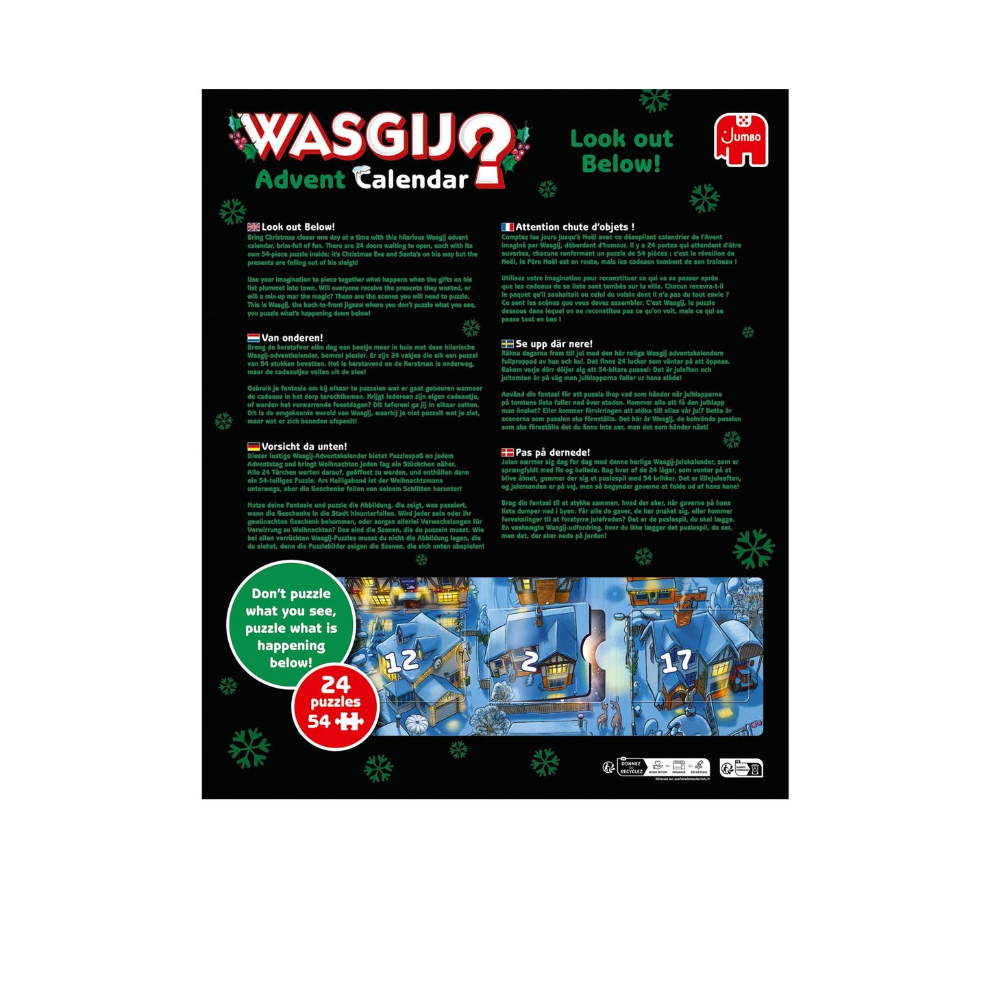 Wasgij Advent Calendar - Look Out Below!