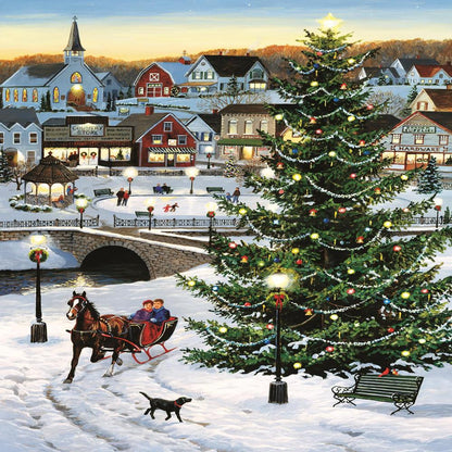 Village Tree 1000 Piece Jigsaw Puzzle