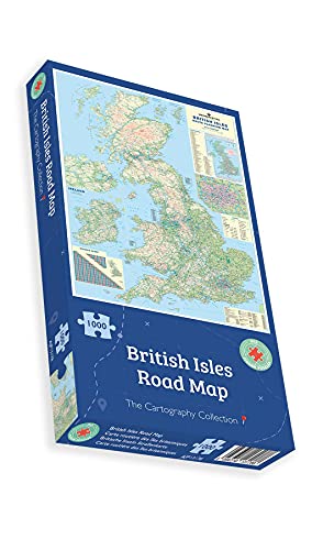 British Isles Road Map 1000 Piece Jigsaw Puzzle