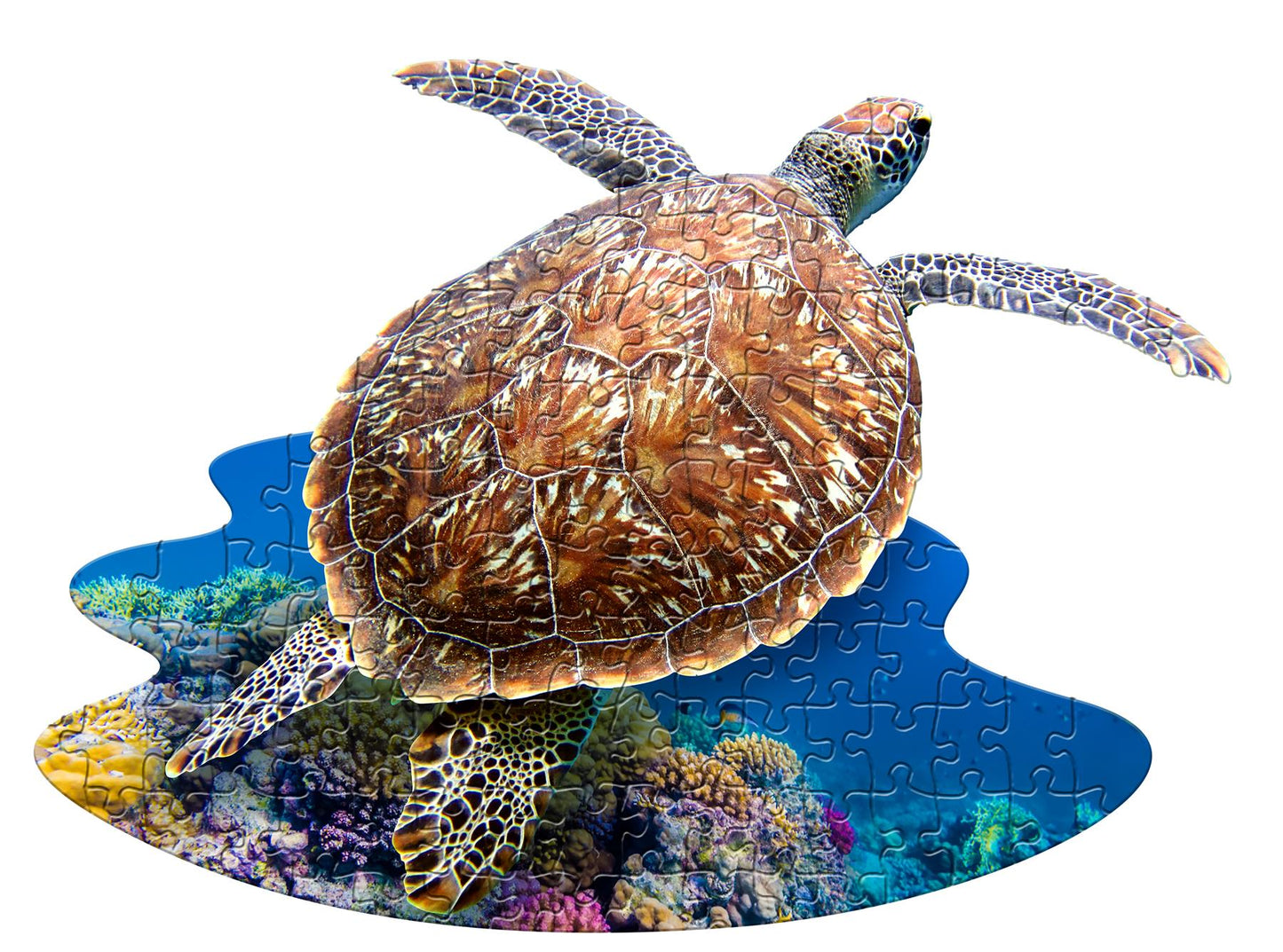 I am Turtle 100 Piece Shaped Jigsaw Puzzle