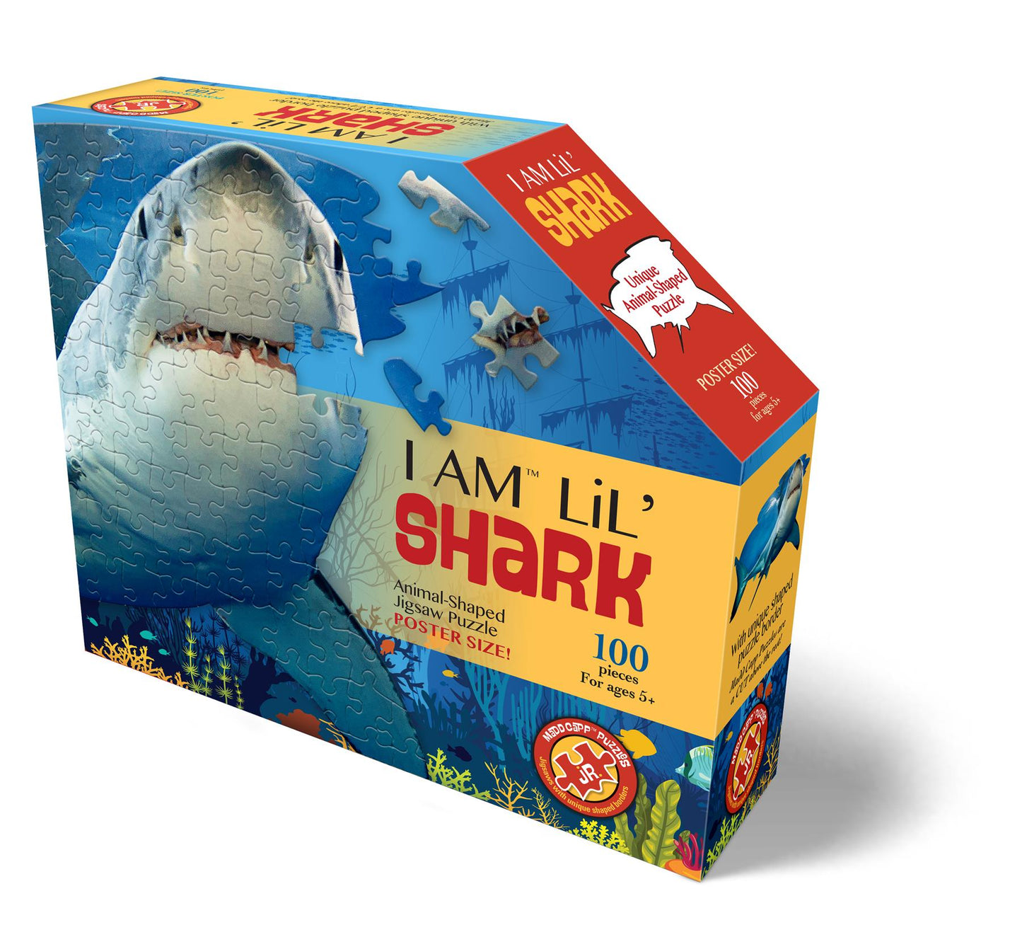 I am Shark 100 Piece Shaped  Jigsaw Puzzle