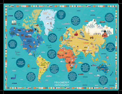 Prisoners of Geography World Map 500 Piece Jigsaw Puzzle