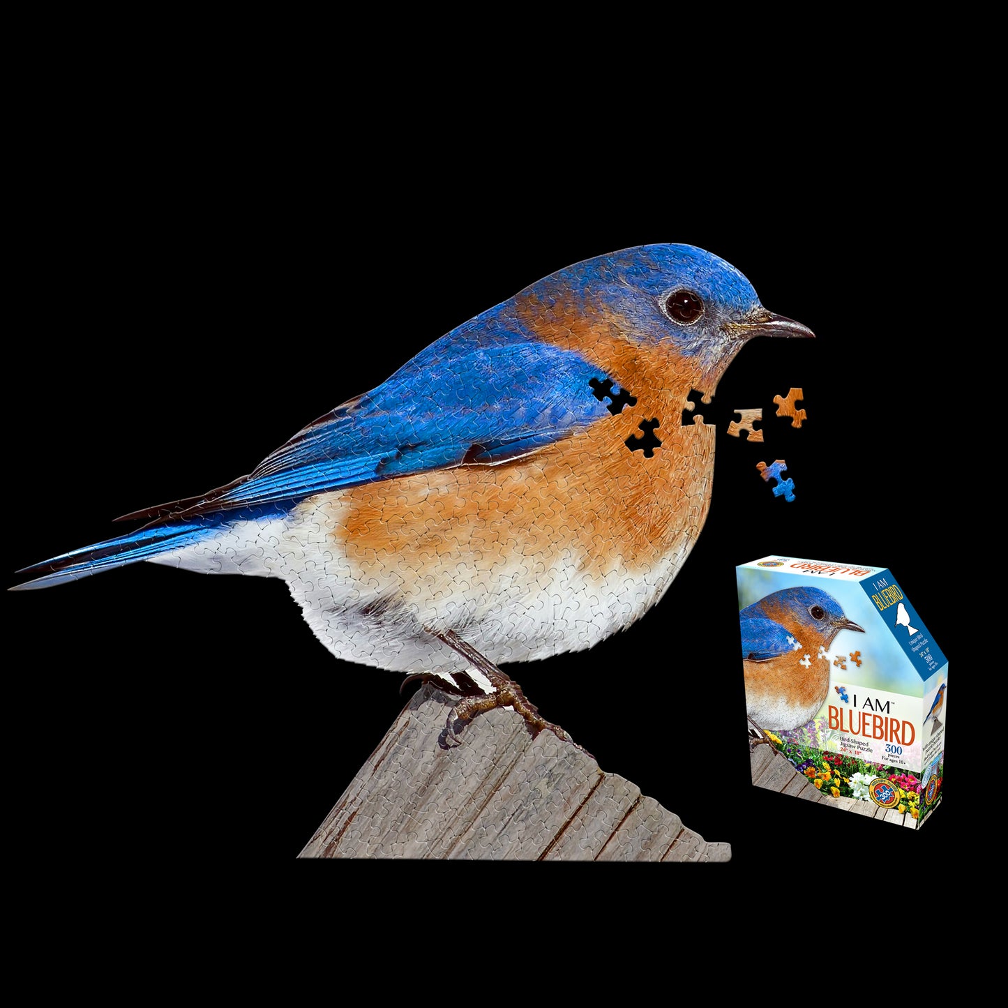 I am Bluebird 300 Piece Shaped Jigsaw Puzzle