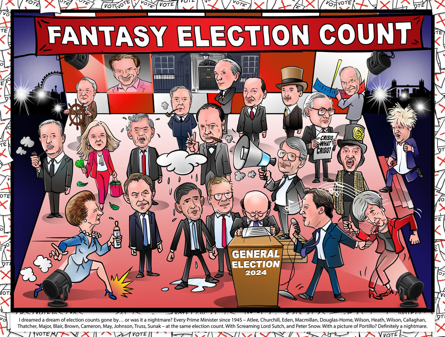 Fantasy Election Count 1000 Piece Jigsaw Puzzle