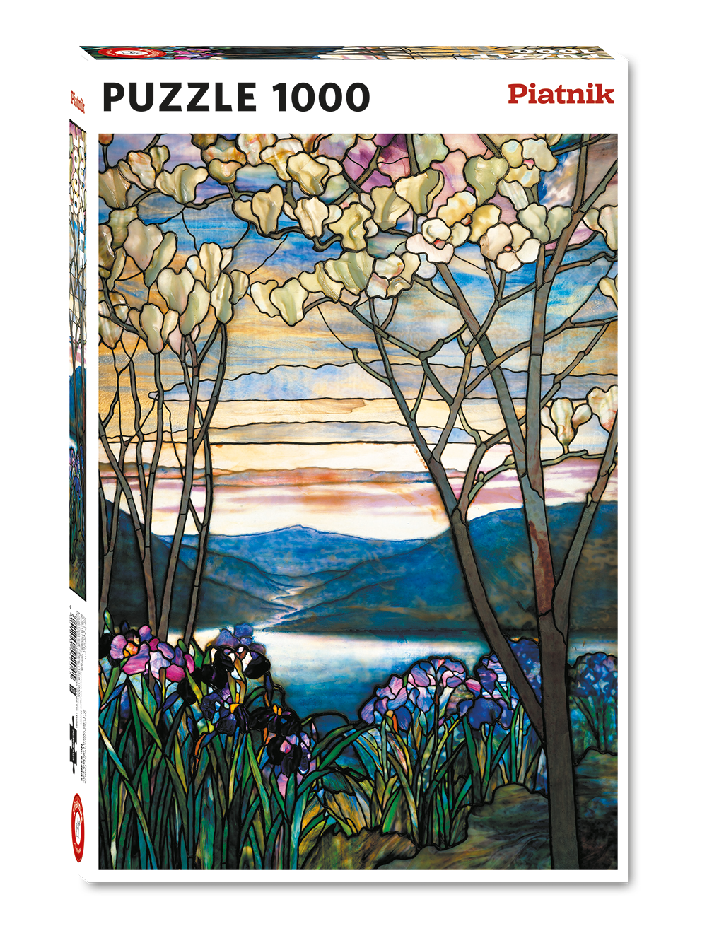 Tiffany Magnolias & Irises 1000 Piece Jigsaw Puzzle