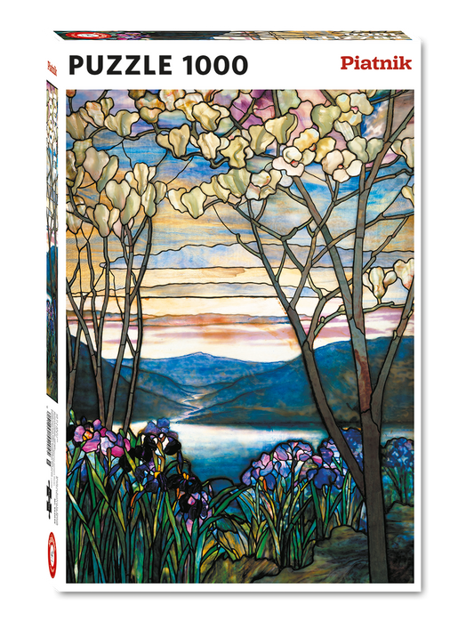 Tiffany Magnolias & Irises 1000 Piece Jigsaw Puzzle