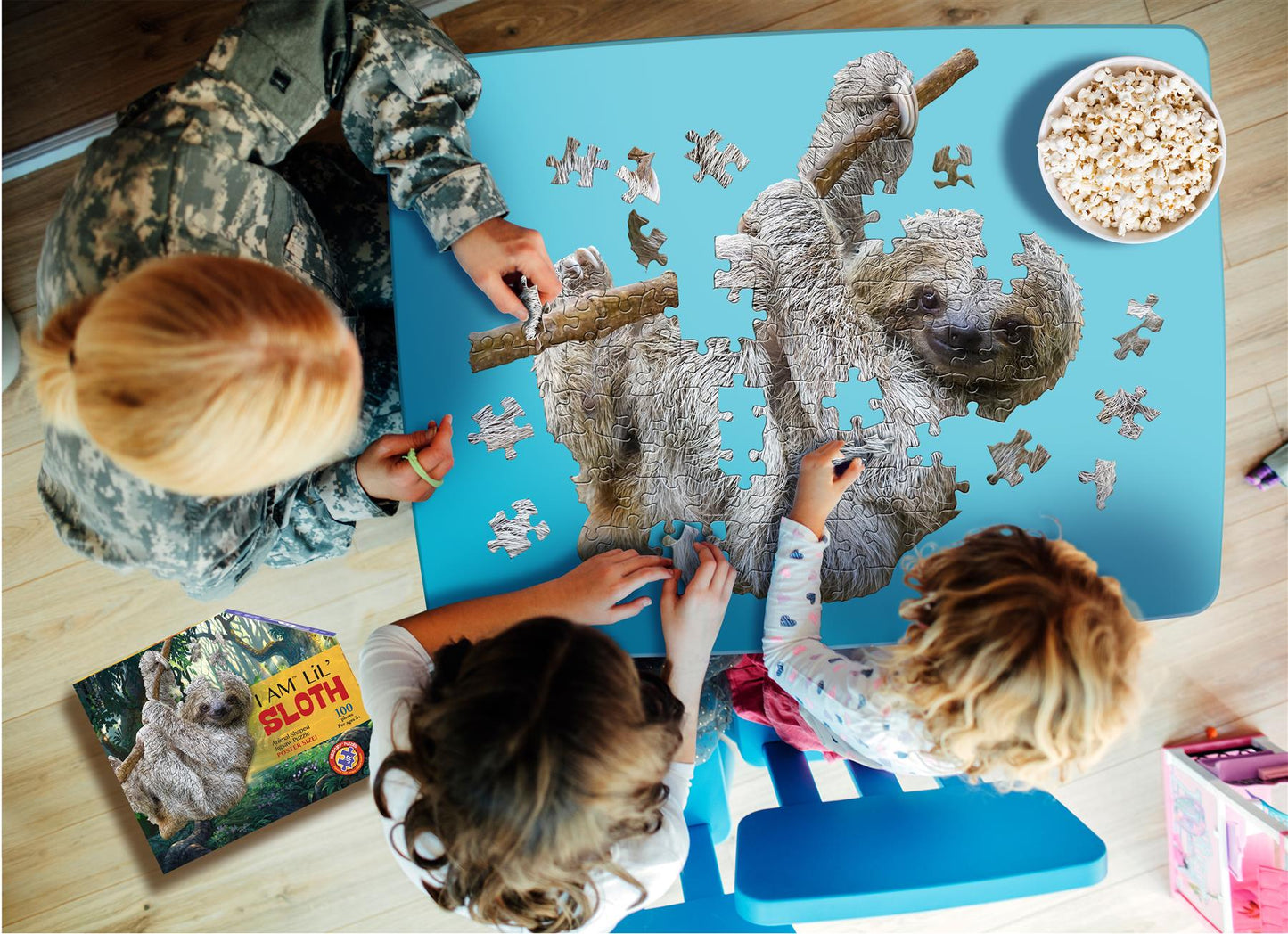 I am Sloth 100 Piece Shaped Jigsaw Puzzle