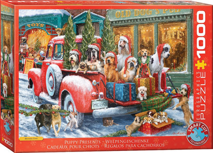 Puppy Presents 1000 Piece Jigsaw Puzzle