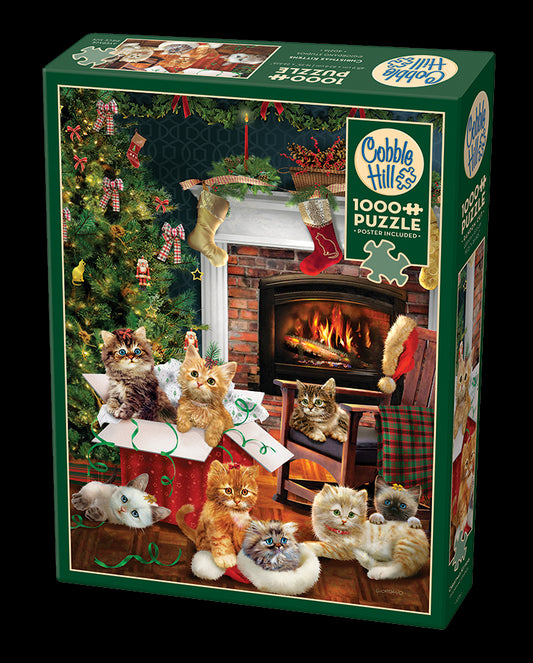 Christmas Kittens 1000 Piece Jigsaw Puzzle
