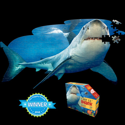 I am Shark 100 Piece Shaped  Jigsaw Puzzle