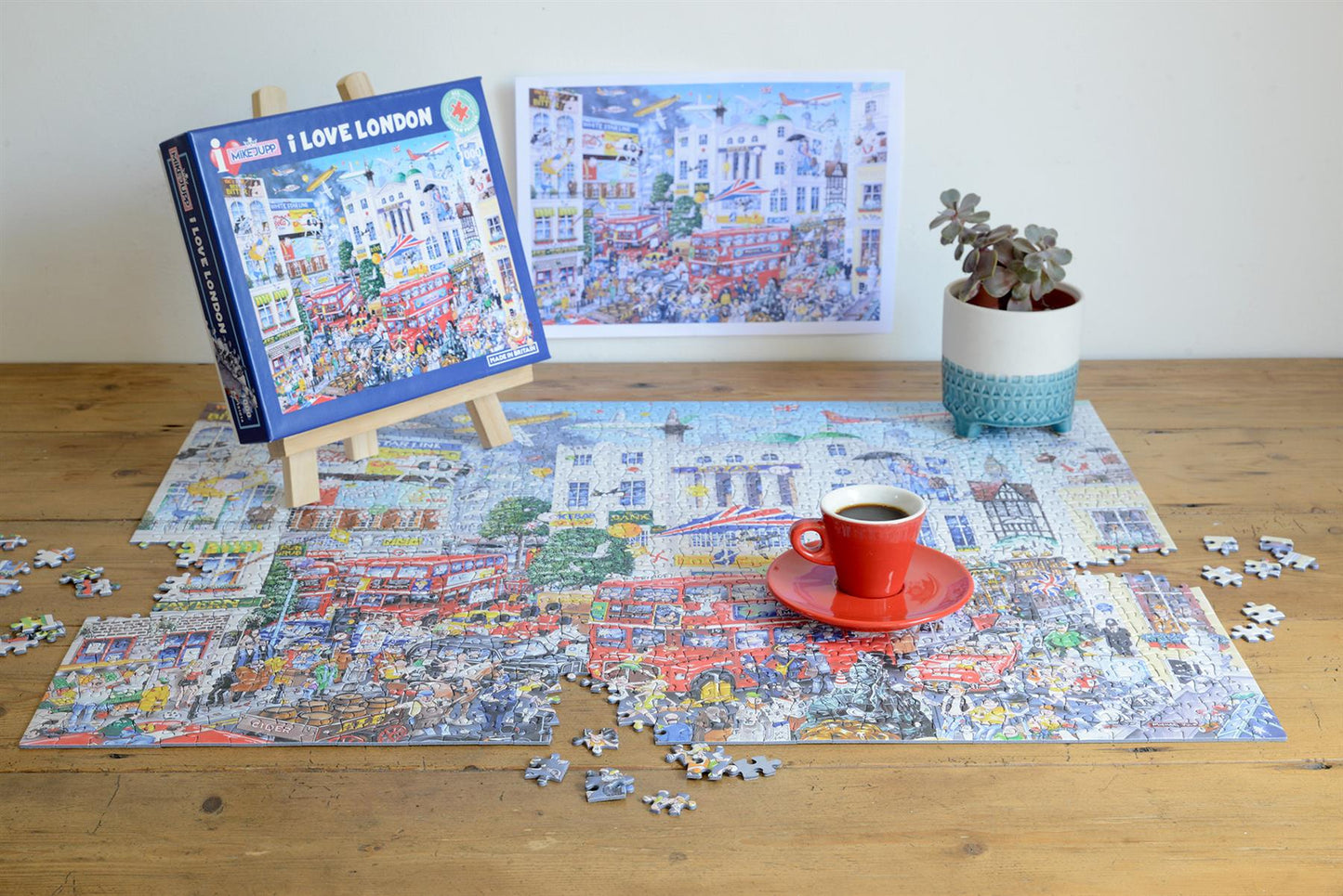 Mike Jupp I Love London 1000 Piece Jigsaw Puzzle