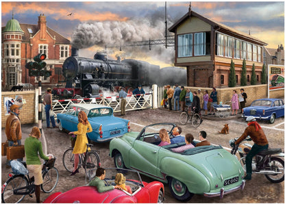 Falcon de luxe The Level Crossing 1000 Piece Jigsaw Puzzle