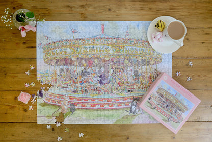 The Cat Carousel 1000 Piece Jigsaw Puzzle