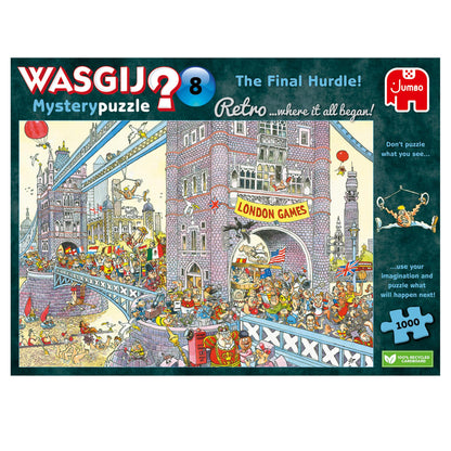 Wasgij Retro Mystery 8 The Final Hurdle! 1000 Piece Jigsaw Puzzle