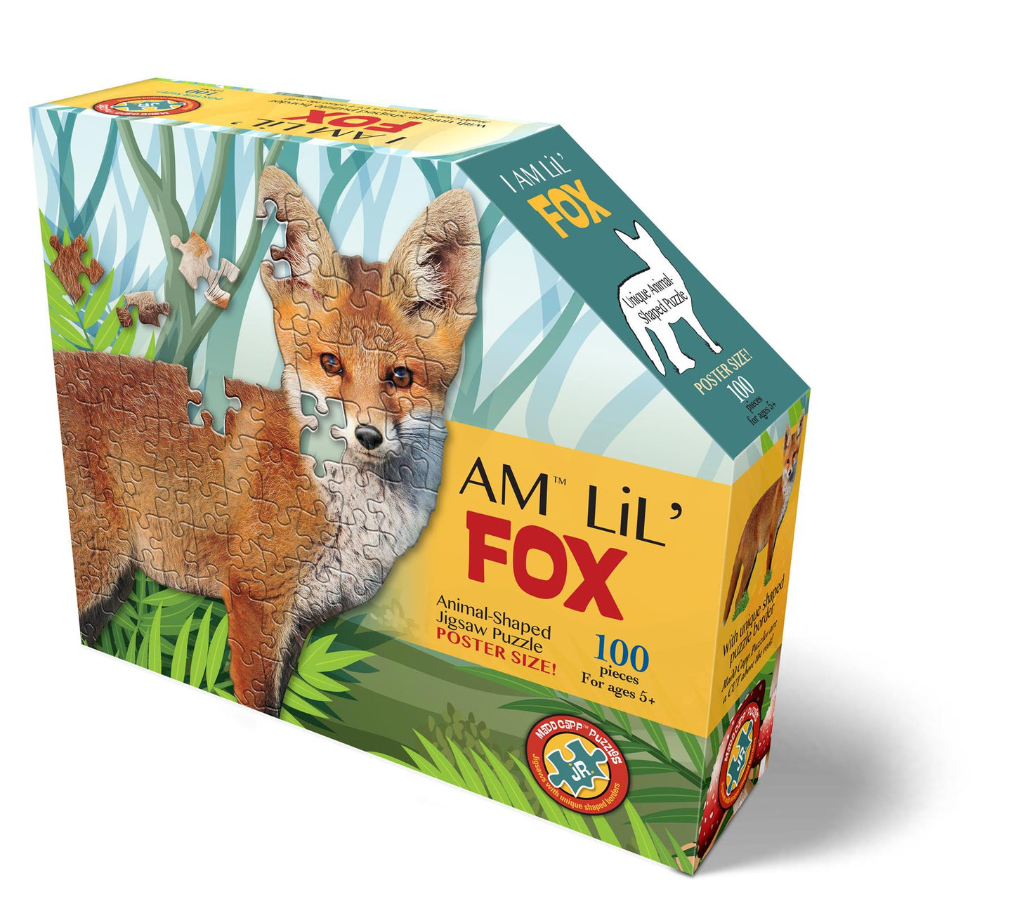 I am Fox 100 Piece Shaped Jigsaw Puzzle