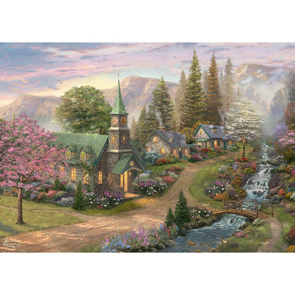 Sunday Morning Chapel 1000 Piece Jigsaw Puzzle