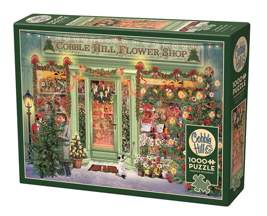Christmas Flower Shop 1000 Piece Jigsaw Puzzle