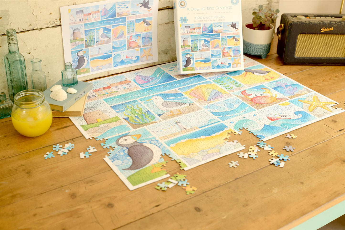 A Day at the Seaside 1000 Piece Jigsaw Puzzle