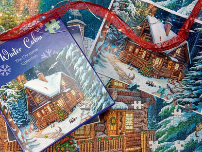 Winter Cabin 1000 Piece Jigsaw Puzzle