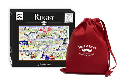 Tim Bulmer Rugby 300 Piece Wooden Jigsaw Puzzle