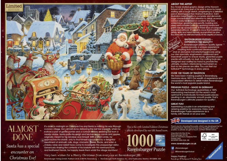 Ravensburger xmas deals jigsaws