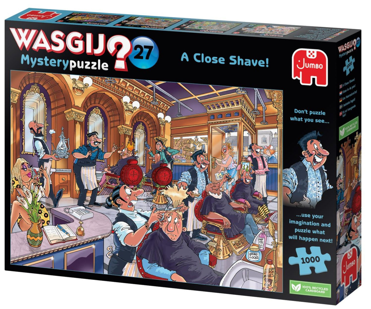 Wasgij Mystery 27 A Close Shave!  1000 Piece Jigsaw Puzzle