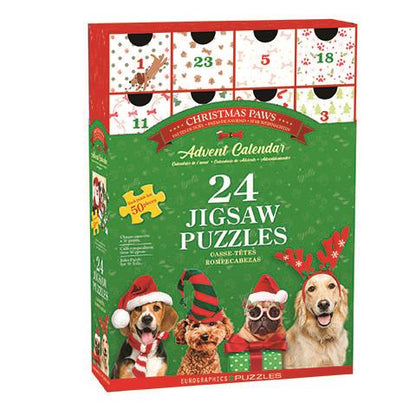 Christmas Paws - Advent Calendar 24 50 piece jigsaw puzzles