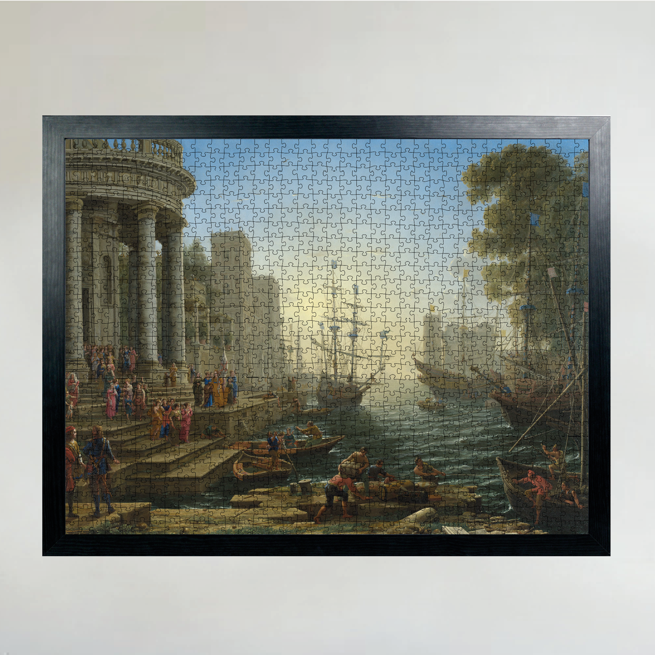 Seaport with the Embarkation of Saint Ursula - National Gallery 1000 Piece Jigsaw Puzzle